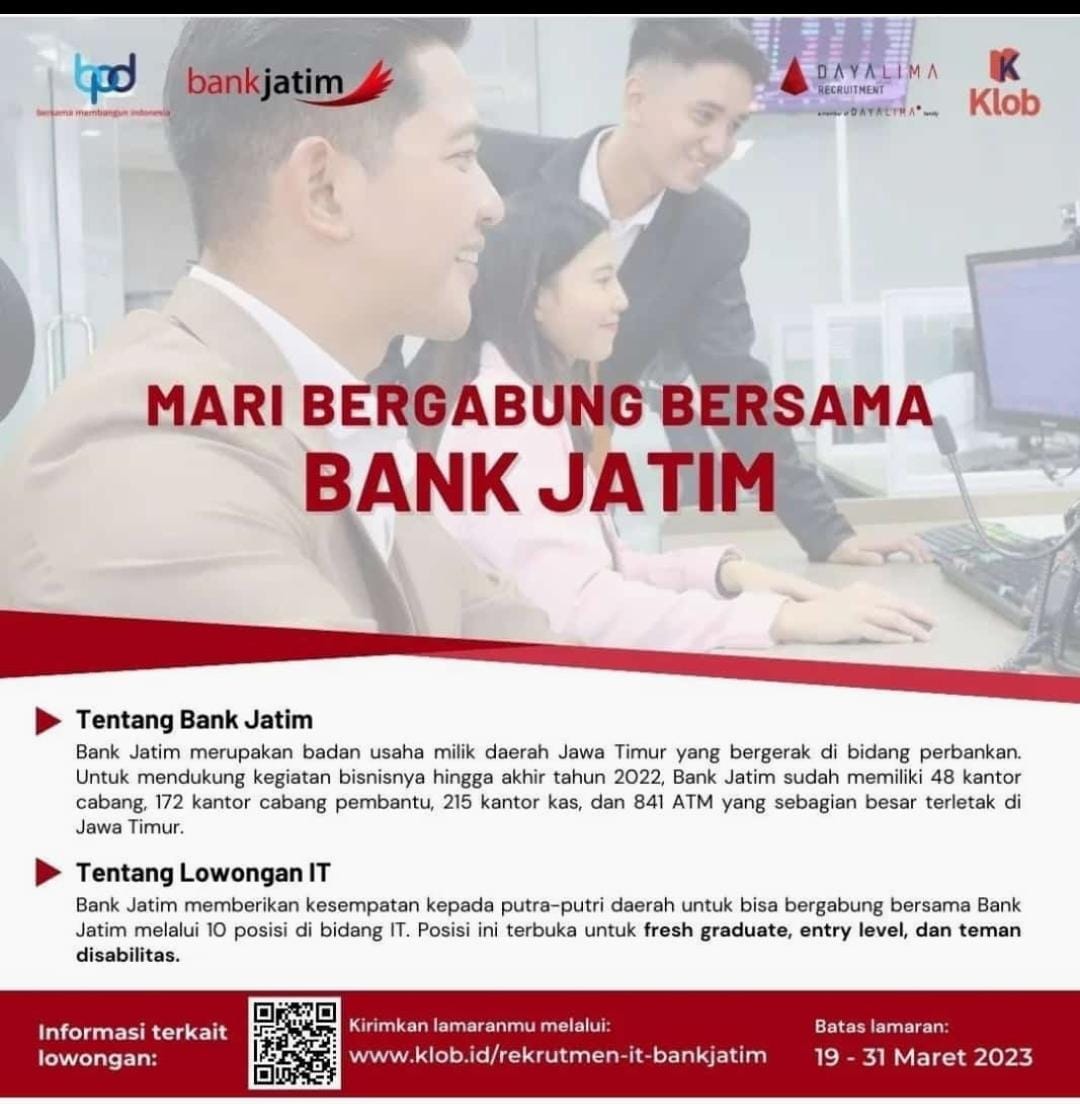 Bank Jatim Karir - Homecare24